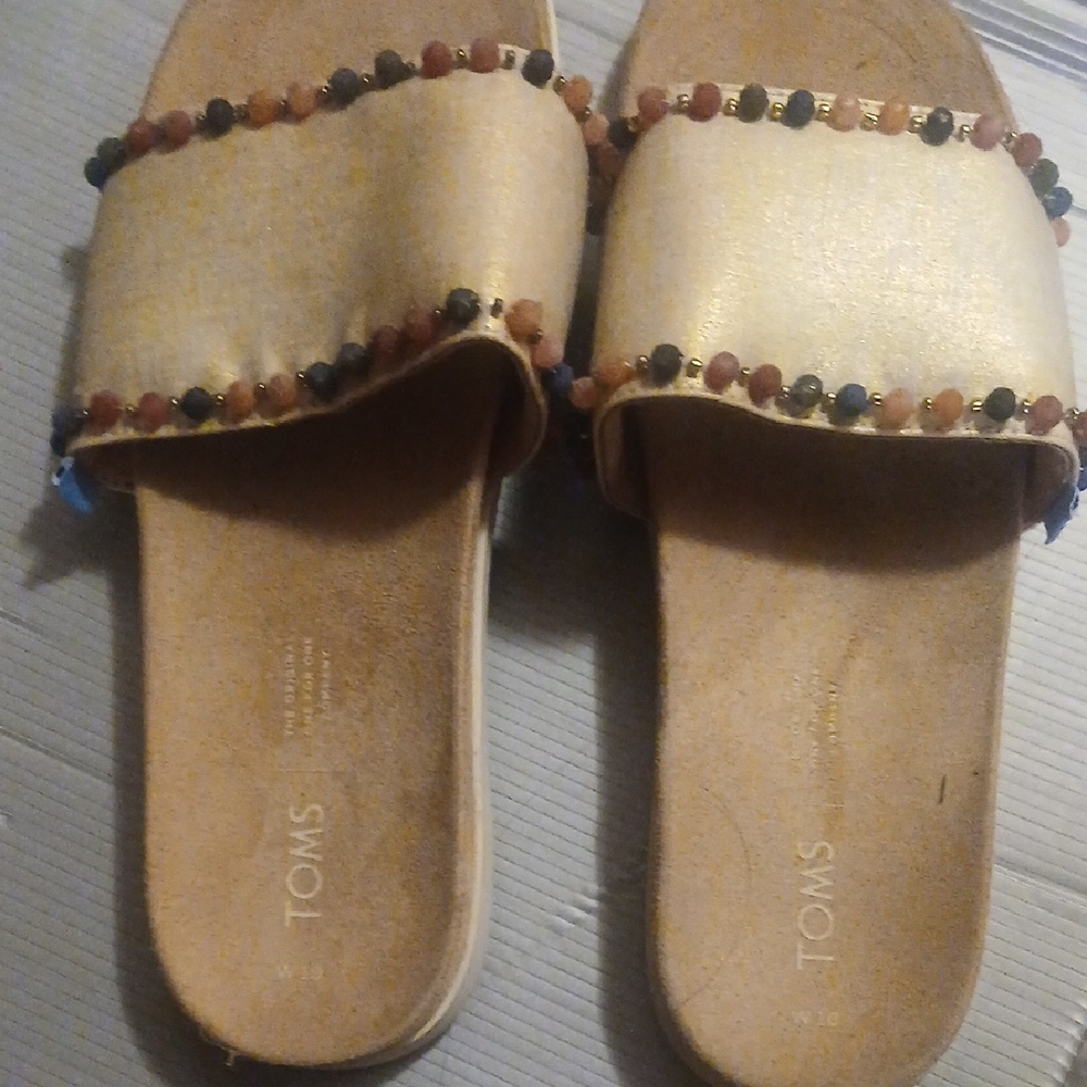 TOMS Women's Sandals with Multicolor Beads